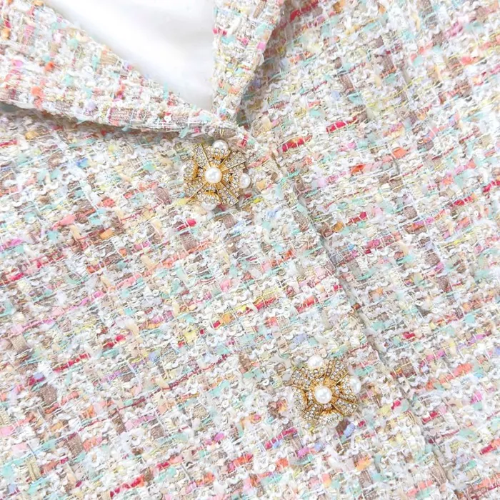 Pastel Boucle Jacket Women Self Portrait Outerwear Pastel Boucle Jacket Women Self Portrait Outerwear