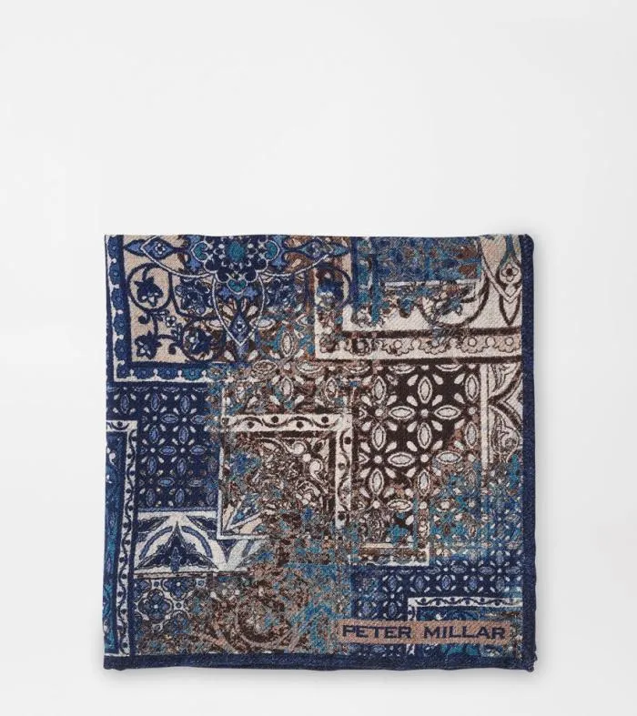 Peter Millar Pocket Squares Men Morocco Patchwork Pocket Square