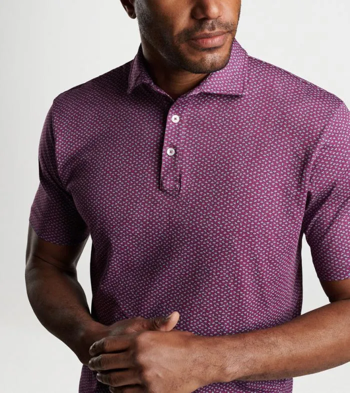 Peter Millar Polos Men Pilot Mill Dragonfly Printed ShortSleeve Polo