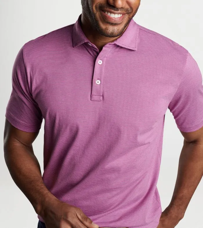 Peter Millar Polos Men Pilot Mill Haynes Stripe ShortSleeve Polo
