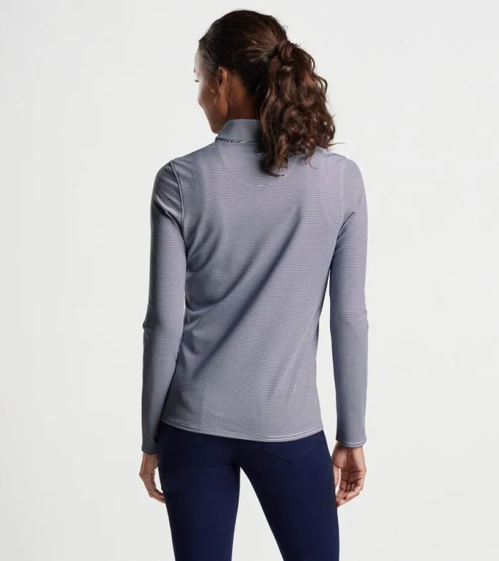 Peter Millar Pullovers 038 Layers GolfWomen Katy Sugar Stripe FullZip Layer