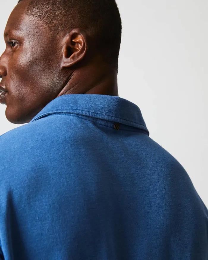 Polos Tees and Henleys Men Billy Reid Indigo Polo Denim