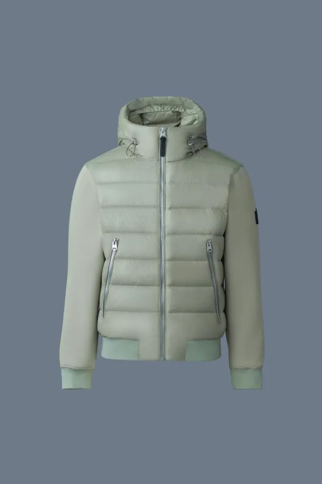 Puffer Men Mackage FRANKR Hybrid Jacket With Hood Trench Puffer Men Mackage FRANKR Hybrid Jacket With Hood Trench