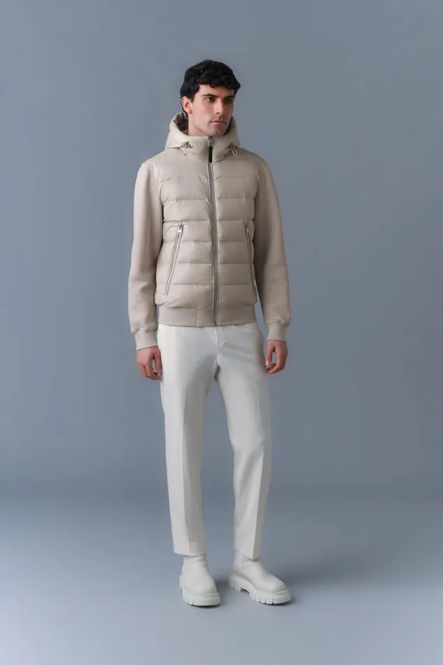 Puffer Men Mackage FRANKR Hybrid Jacket With Hood Trench Puffer Men Mackage FRANKR Hybrid Jacket With Hood Trench