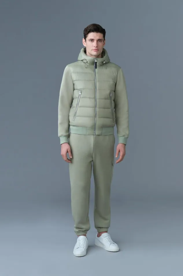 Puffer Men Mackage FRANKR Hybrid Jacket With Hood Trench Puffer Men Mackage FRANKR Hybrid Jacket With Hood Trench