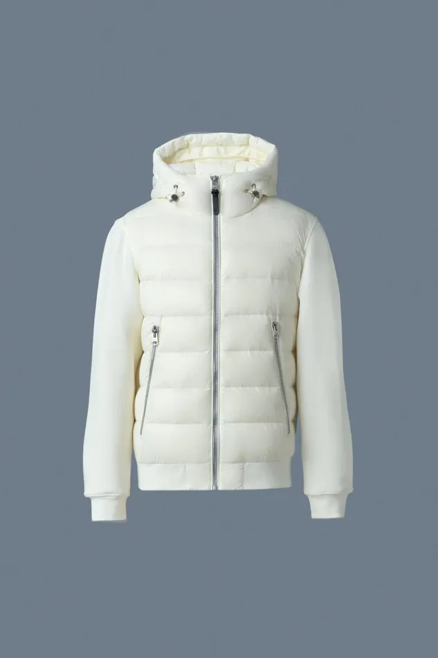Puffer Men Mackage FRANKR Hybrid Jacket With Hood Trench Puffer Men Mackage FRANKR Hybrid Jacket With Hood Trench