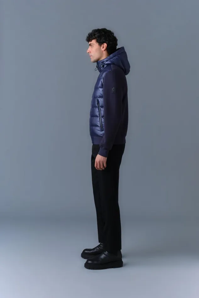 Puffer Men Mackage FRANKR Hybrid Jacket With Hood Trench Puffer Men Mackage FRANKR Hybrid Jacket With Hood Trench