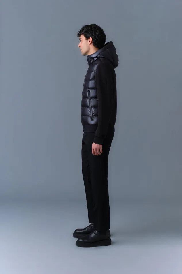 Puffer Men Mackage FRANKR Hybrid Jacket With Hood Trench Puffer Men Mackage FRANKR Hybrid Jacket With Hood Trench