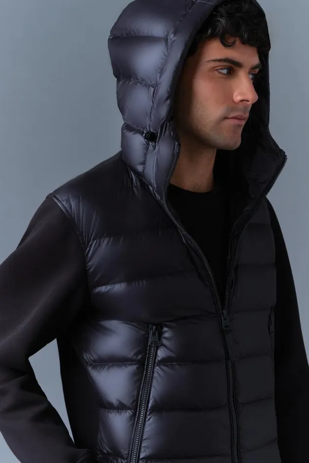 Puffer Men Mackage FRANKR Hybrid Jacket With Hood Trench Puffer Men Mackage FRANKR Hybrid Jacket With Hood Trench