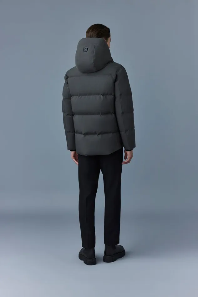 Puffer Men Mackage GRAYDON 2in1 Lustrous Light Down Jacket Trench
