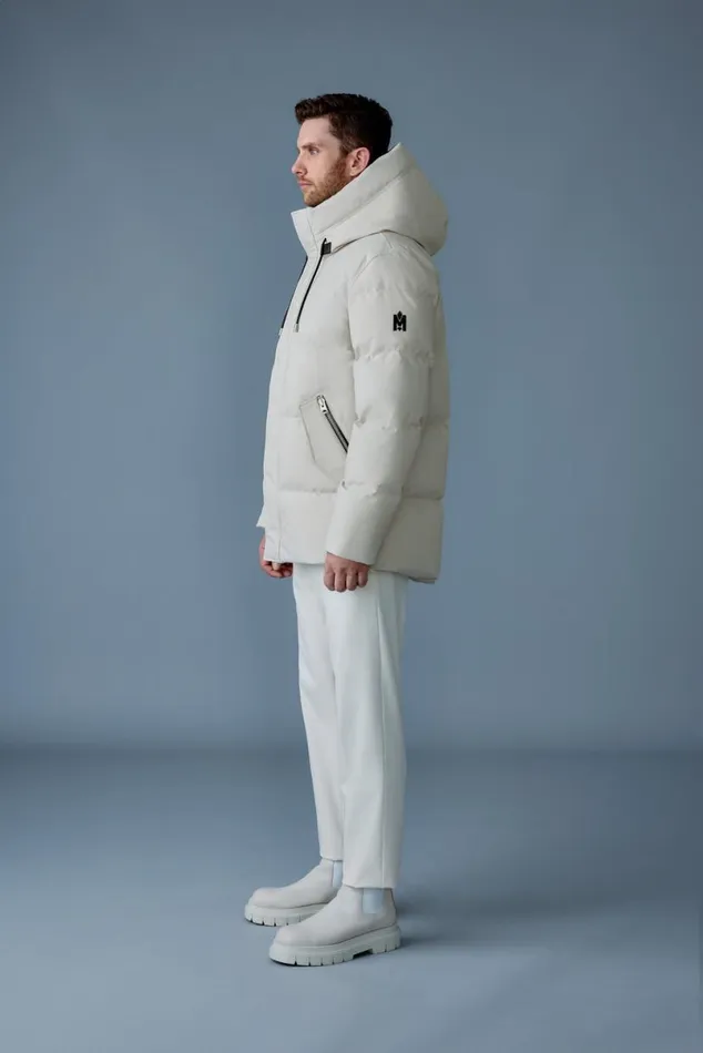 Puffer Men Mackage GRAYDON 2in1 Lustrous Light Down Jacket Trench