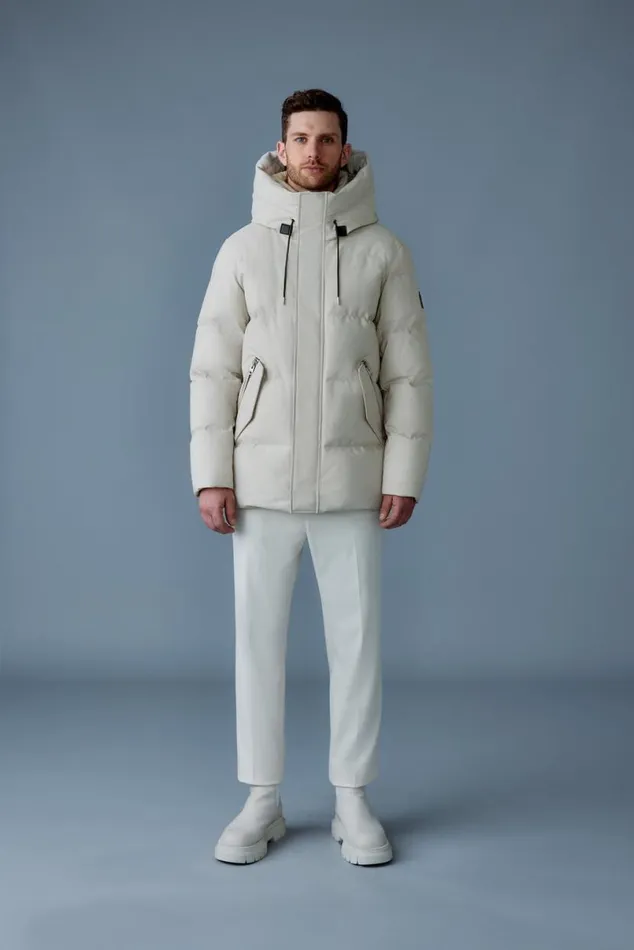 Puffer Men Mackage GRAYDON 2in1 Lustrous Light Down Jacket Trench