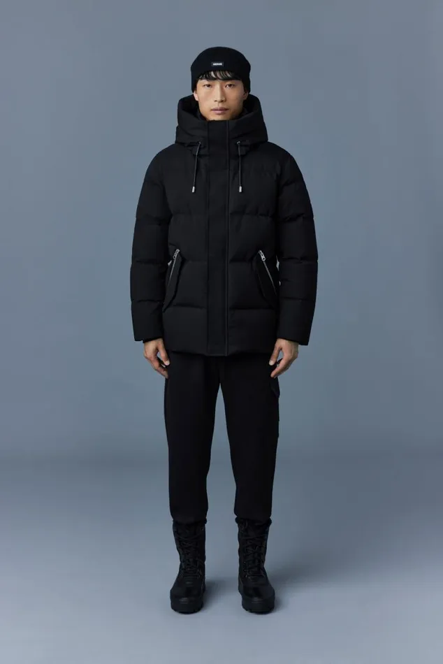 Puffer Men Mackage GRAYDON 2in1 Lustrous Light Down Jacket Trench
