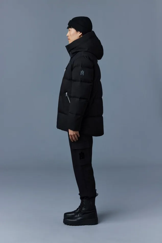 Puffer Men Mackage GRAYDON 2in1 Lustrous Light Down Jacket Trench