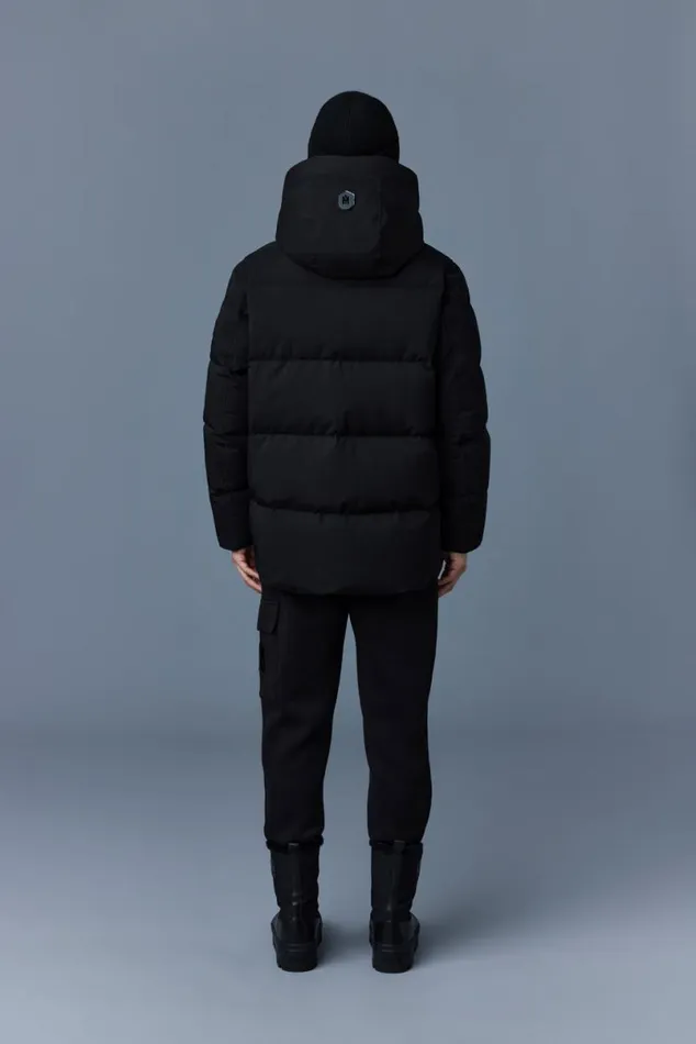 Puffer Men Mackage GRAYDON 2in1 Lustrous Light Down Jacket Trench