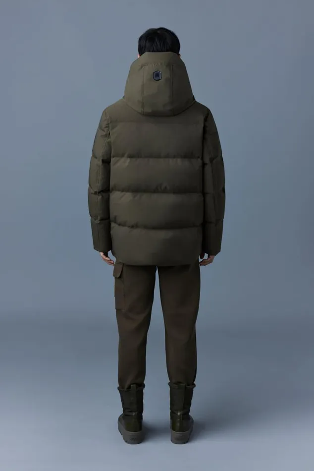 Puffer Men Mackage GRAYDON 2in1 Lustrous Light Down Jacket Trench