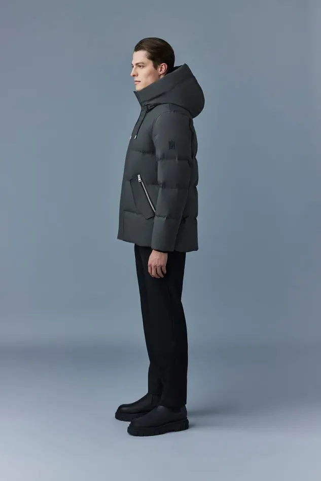 Puffer Men Mackage GRAYDON 2in1 Lustrous Light Down Jacket Trench