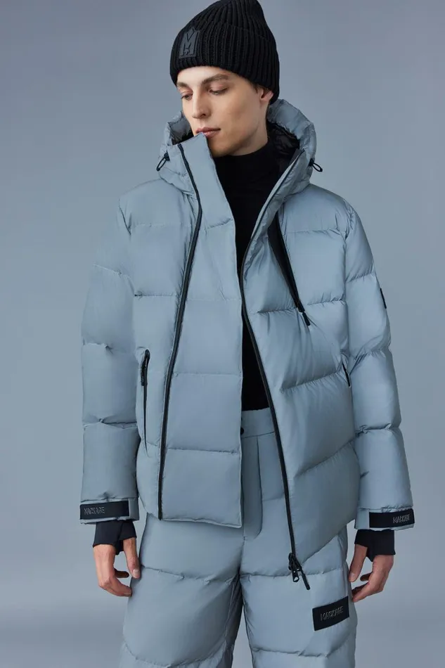 Puffer Men Mackage KENJIRF Down Ski Jacket With Reflective Shell Reflective Puffer Men Mackage KENJIRF Down Ski Jacket With Reflective Shell Reflective