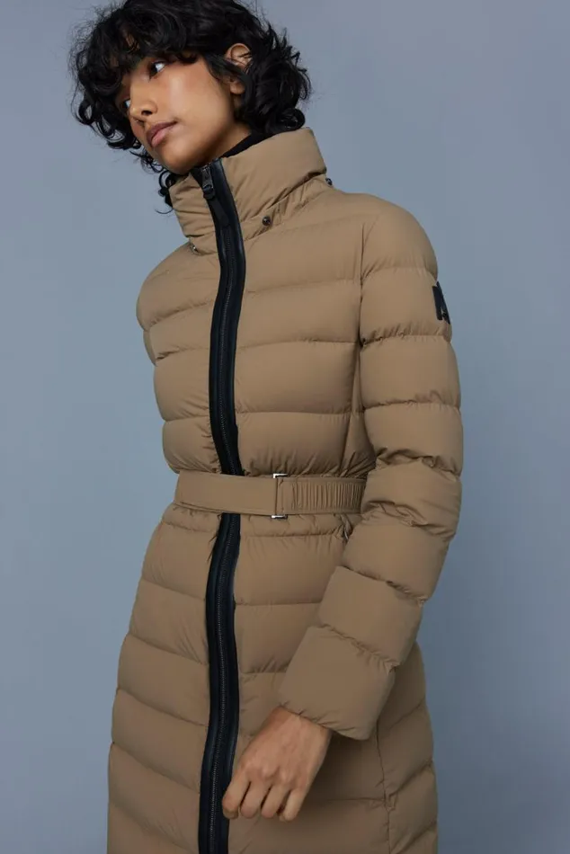 Puffers Women Mackage ASHLEY Stretch Light Down With Removable Hood Cream Puffers Women Mackage ASHLEY Stretch Light Down With Removable Hood Cream