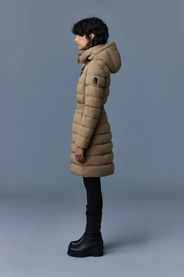 Puffers Women Mackage ASHLEY Stretch Light Down With Removable Hood Cream Puffers Women Mackage ASHLEY Stretch Light Down With Removable Hood Cream
