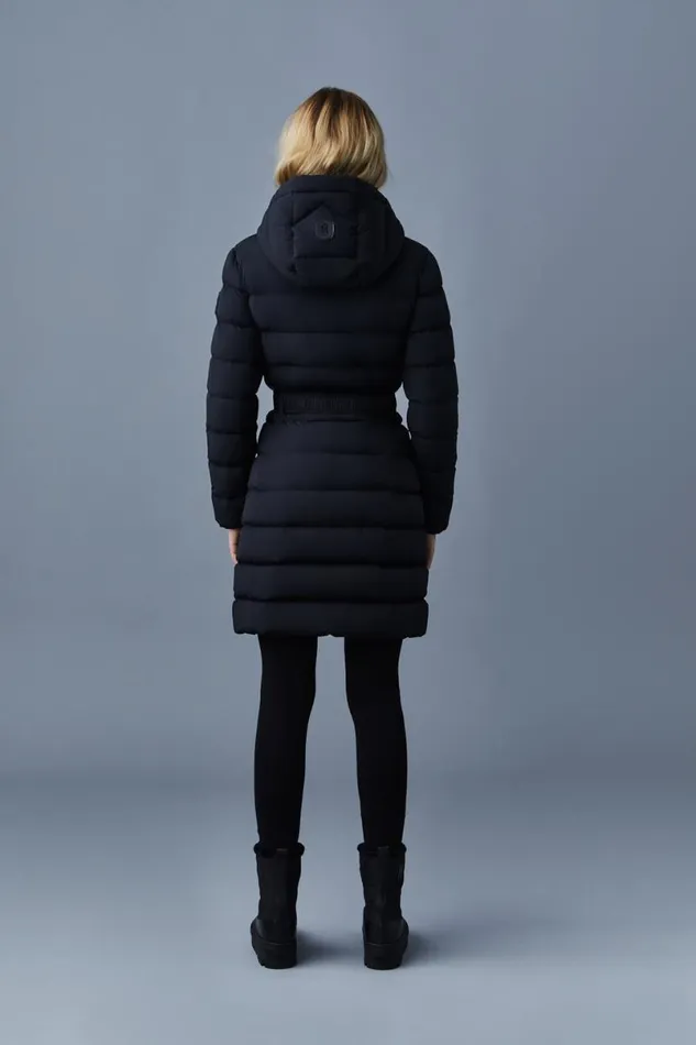 Puffers Women Mackage ASHLEY Stretch Light Down With Removable Hood Cream Puffers Women Mackage ASHLEY Stretch Light Down With Removable Hood Cream