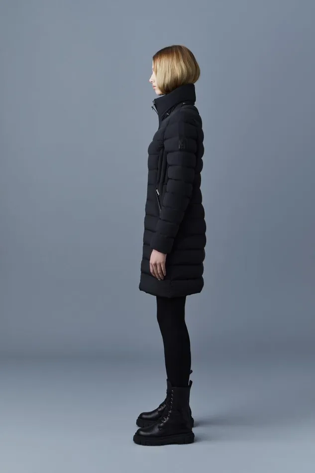 Puffers Women Mackage FARREN Agile360 Down Coat With Removable Hood Black Puffers Women Mackage FARREN Agile360 Down Coat With Removable Hood Black