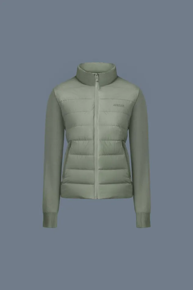 Puffers Women Mackage OCEANECITY Light Down Mixedmedia Jacket Navy Puffers Women Mackage OCEANECITY Light Down Mixedmedia Jacket Navy