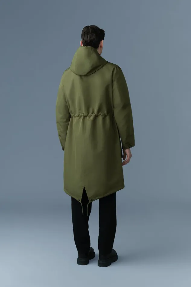 Raincoats Men Mackage BRODEN Recycled Technical Long Raincoat Trenchcelestial Blue Raincoats Men Mackage BRODEN Recycled Technical Long Raincoat Trenchcelestial Blue