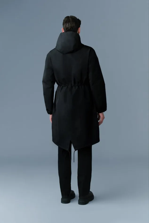 Raincoats Men Mackage BRODEN Recycled Technical Long Raincoat Trenchcelestial Blue Raincoats Men Mackage BRODEN Recycled Technical Long Raincoat Trenchcelestial Blue