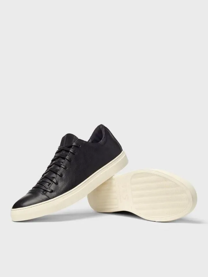 REED LOW TOP SNEAKER Black ShoesLeather John Varvatos Leather Sneakers REED LOW TOP SNEAKER Black ShoesLeather John Varvatos Leather Sneakers
