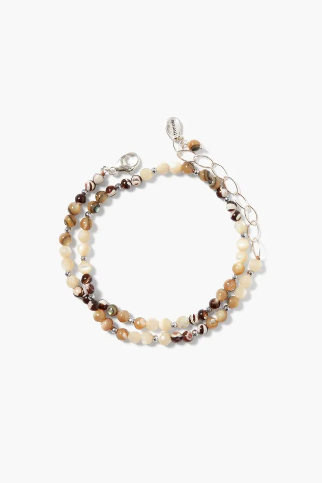 Rio Naked Wrap Bracelet Natural Mix Women Chan Luu Bracelets