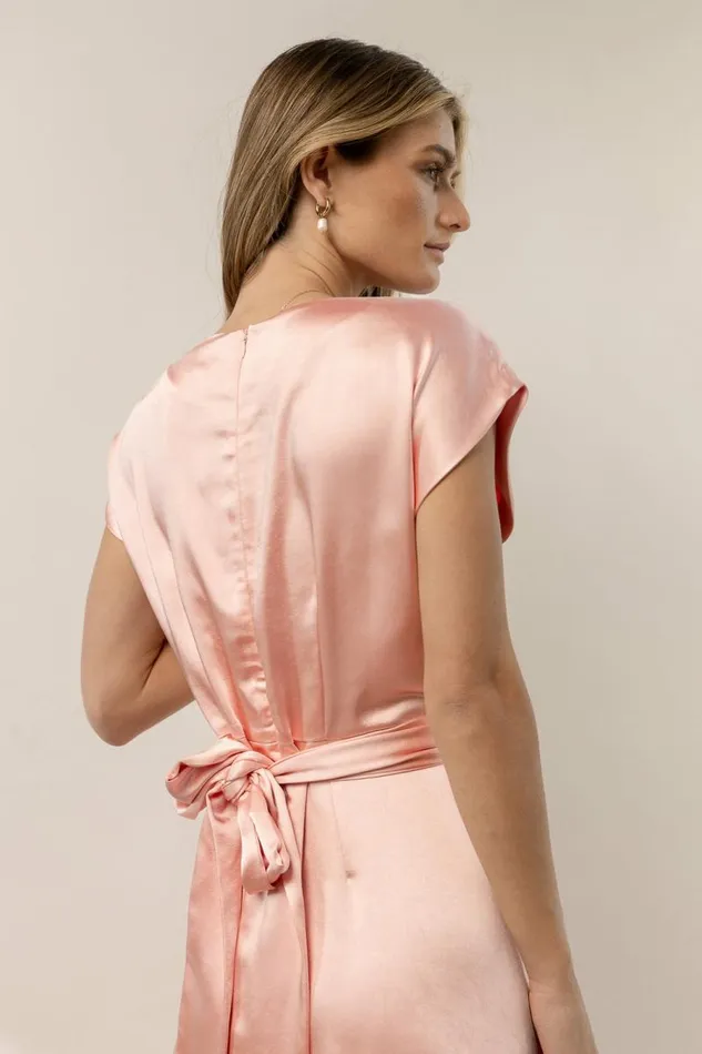 Rosalind Midi Dress In Pink Pink Women Bohme Dresses