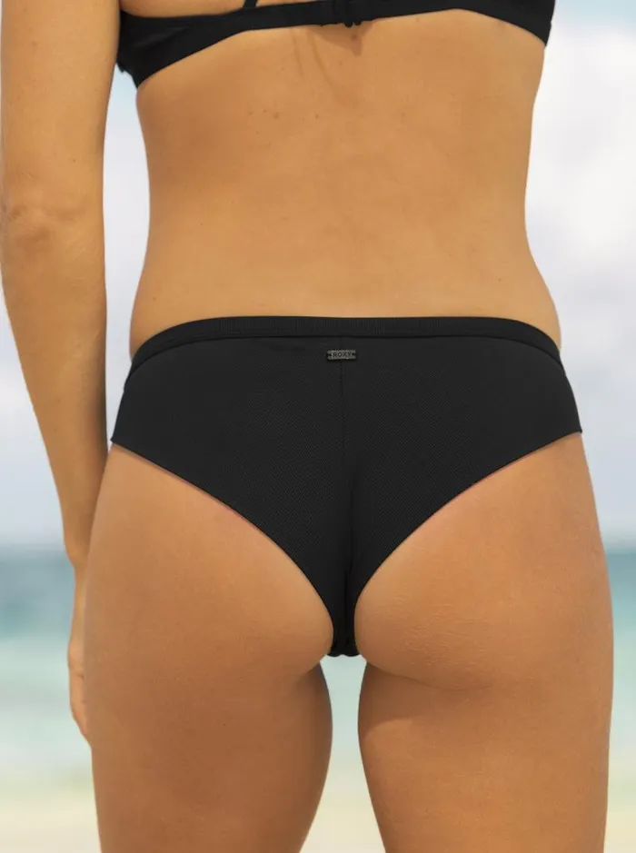 Roxy Bikini Bottoms Roxy Pro The Snap Turn Cheeky Bikini Bottoms Anthracite 8211 Women