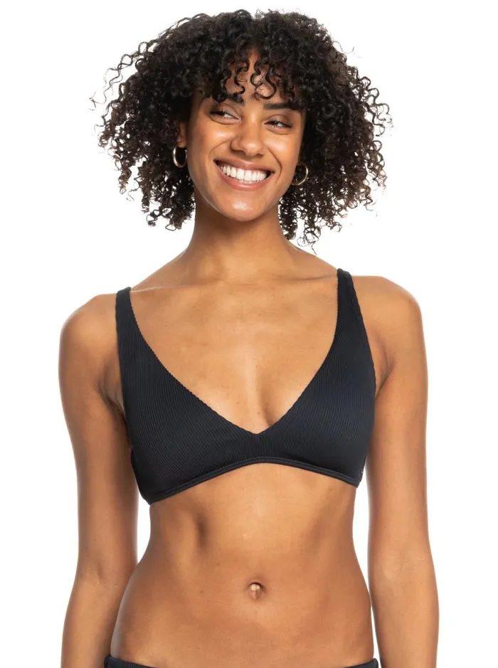 Roxy Bikini Tops Roxy Love The Oceana Bikini Top Anthracite 8211 Women