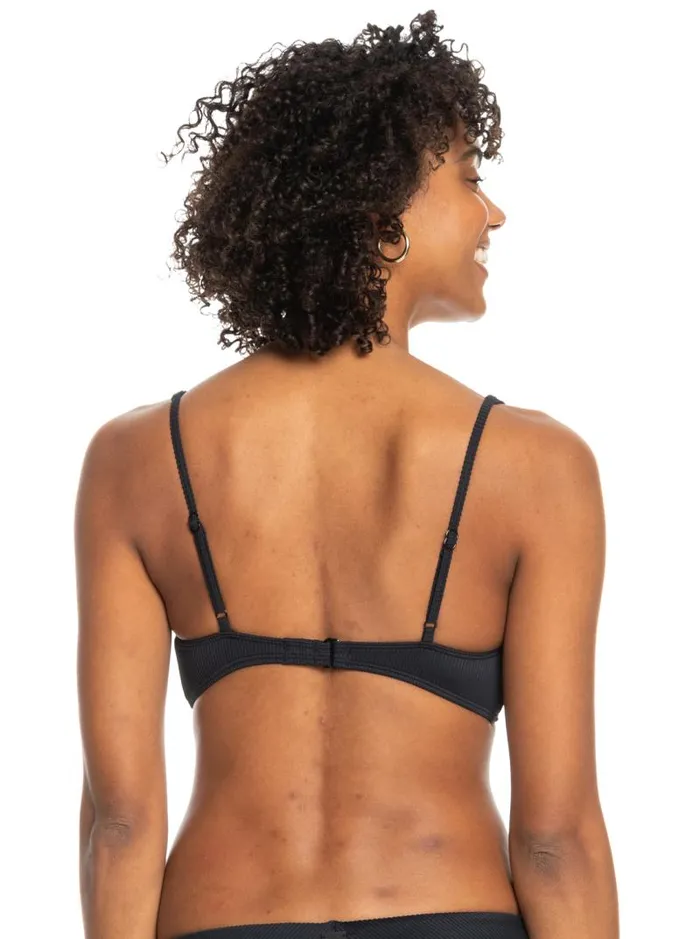 Roxy Bikini Tops Roxy Love The Oceana Bikini Top Anthracite 8211 Women Roxy Bikini Tops Roxy Love The Oceana Bikini Top Anthracite 8211 Women