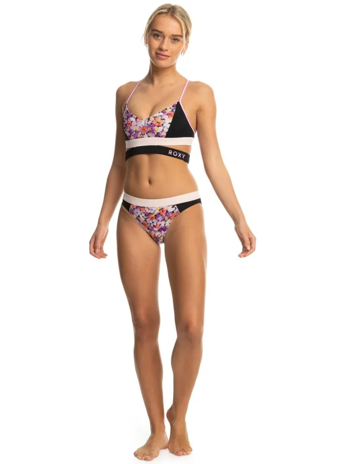 Roxy Bikinis Roxy Active Bralette Bikini Top Anthracite Swim Blooms 8211 Women Roxy Bikinis Roxy Active Bralette Bikini Top Anthracite Swim Blooms 8211 Women