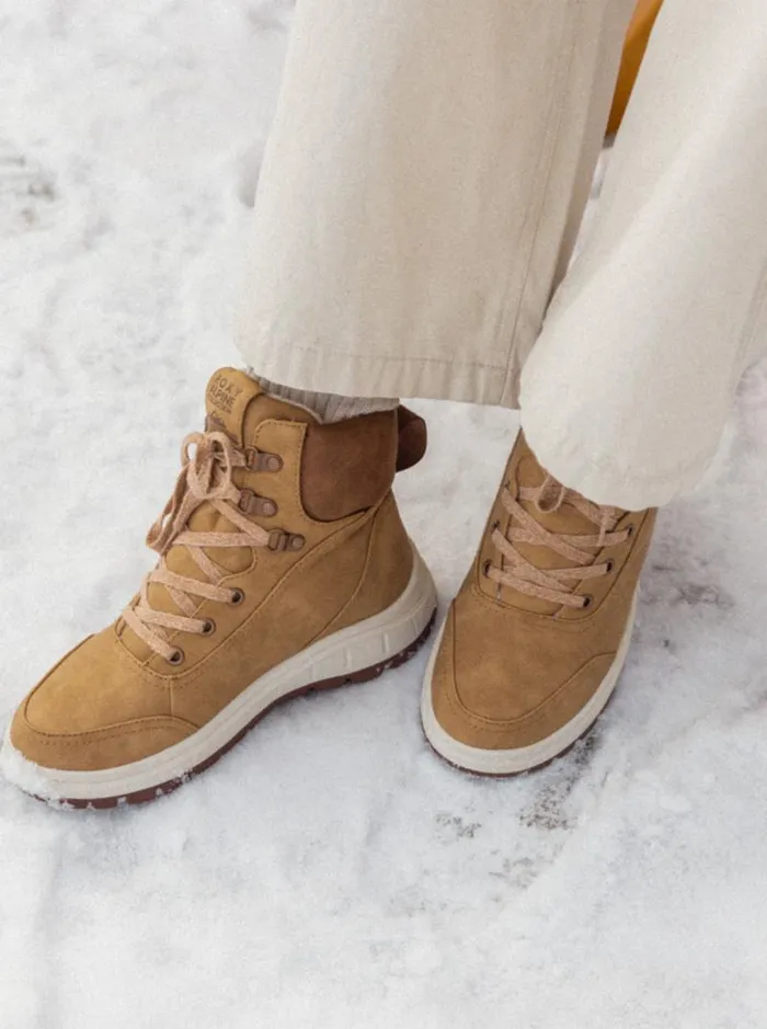 Roxy Boots Karmel LaceUp Boots Tan 8211 Women