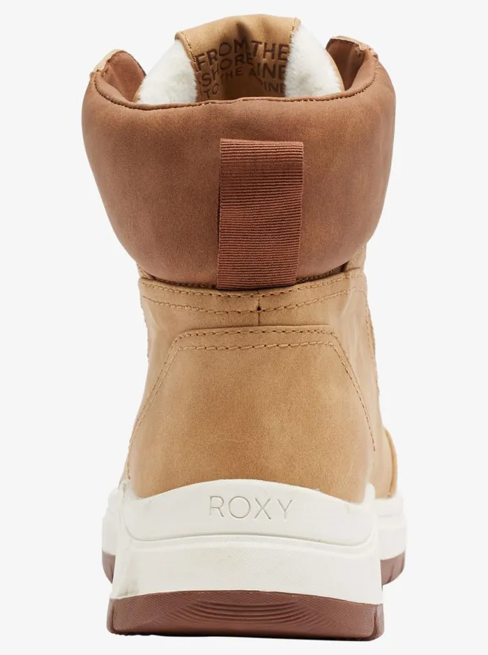 Roxy Boots Karmel LaceUp Boots Tan 8211 Women Roxy Boots Karmel LaceUp Boots Tan 8211 Women