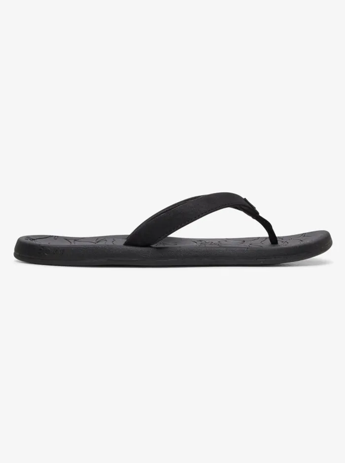Roxy Flip Flops Vickie FlipFlops Black 8211 Women Roxy Flip Flops Vickie FlipFlops Black 8211 Women