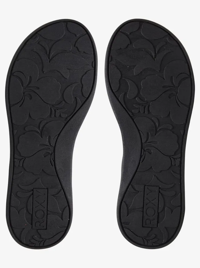 Roxy Flip Flops Vickie FlipFlops Black 8211 Women Roxy Flip Flops Vickie FlipFlops Black 8211 Women