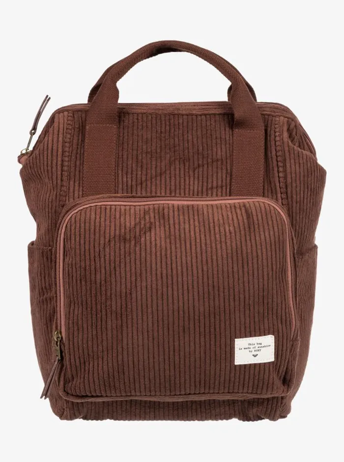 Roxy Handbags Cozy Nature Medium Corduroy Backpack Bitter Chocolate 8211 Women Roxy Handbags Cozy Nature Medium Corduroy Backpack Bitter Chocolate 8211 Women