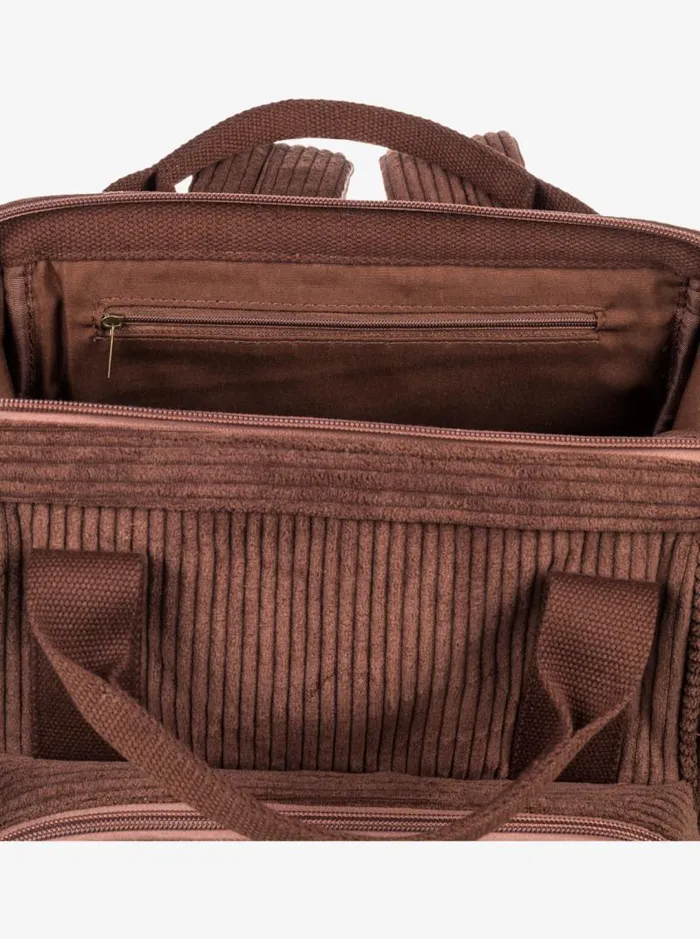 Roxy Handbags Cozy Nature Medium Corduroy Backpack Bitter Chocolate 8211 Women Roxy Handbags Cozy Nature Medium Corduroy Backpack Bitter Chocolate 8211 Women
