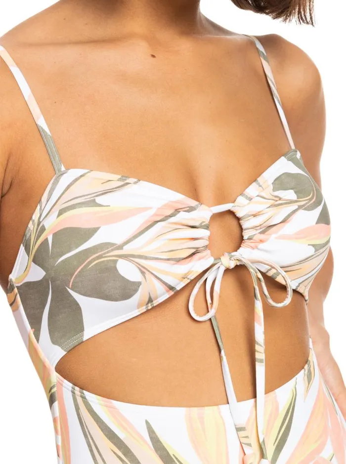 Roxy One Pieces Printed Beach Classics OnePiece Swimsuit Bright White Subtly Salty Flat 8211 Women Roxy One Pieces Printed Beach Classics OnePiece Swimsuit Bright White Subtly Salty Flat 8211 Women