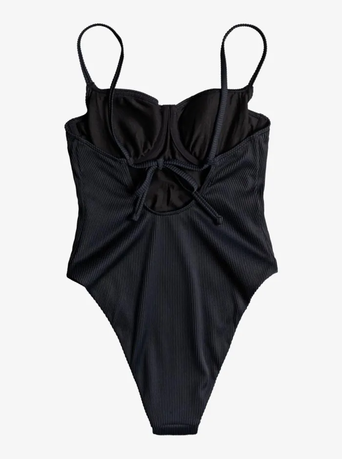 Roxy One Pieces Roxy Love The Muse OnePiece Swimsuit Anthracite 8211 Women Roxy One Pieces Roxy Love The Muse OnePiece Swimsuit Anthracite 8211 Women