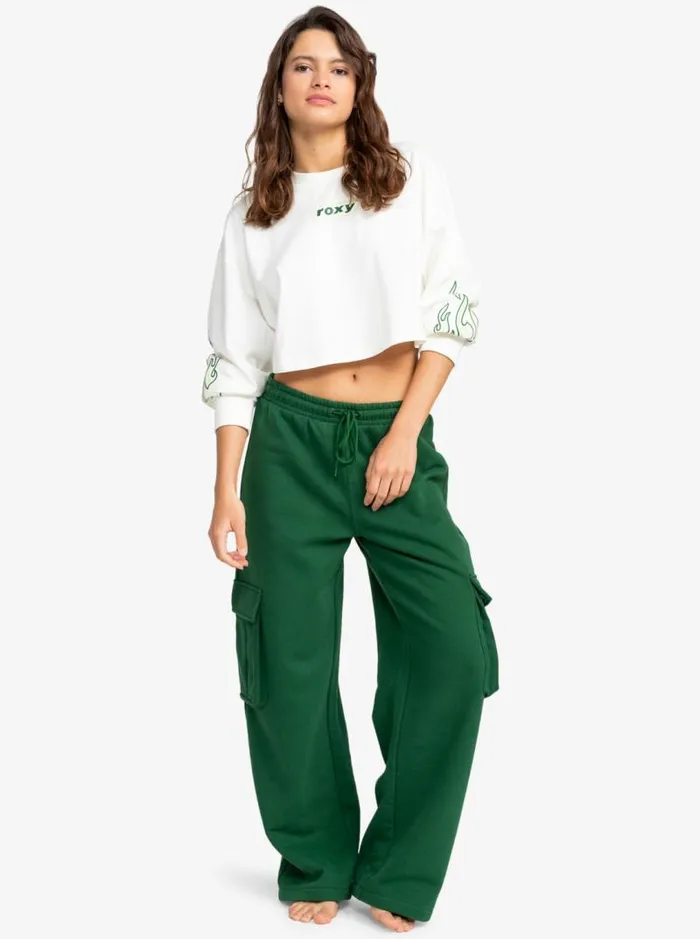 Roxy Pants and Jeans Kelia Baggy Tracksuit Bottoms Eden 8211 Women Roxy Pants and Jeans Kelia Baggy Tracksuit Bottoms Eden 8211 Women