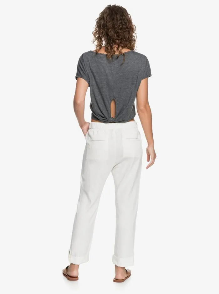 Roxy Pants and Jeans On The Seashore Cargo Pants Snow White 8211 Women Roxy Pants and Jeans On The Seashore Cargo Pants Snow White 8211 Women