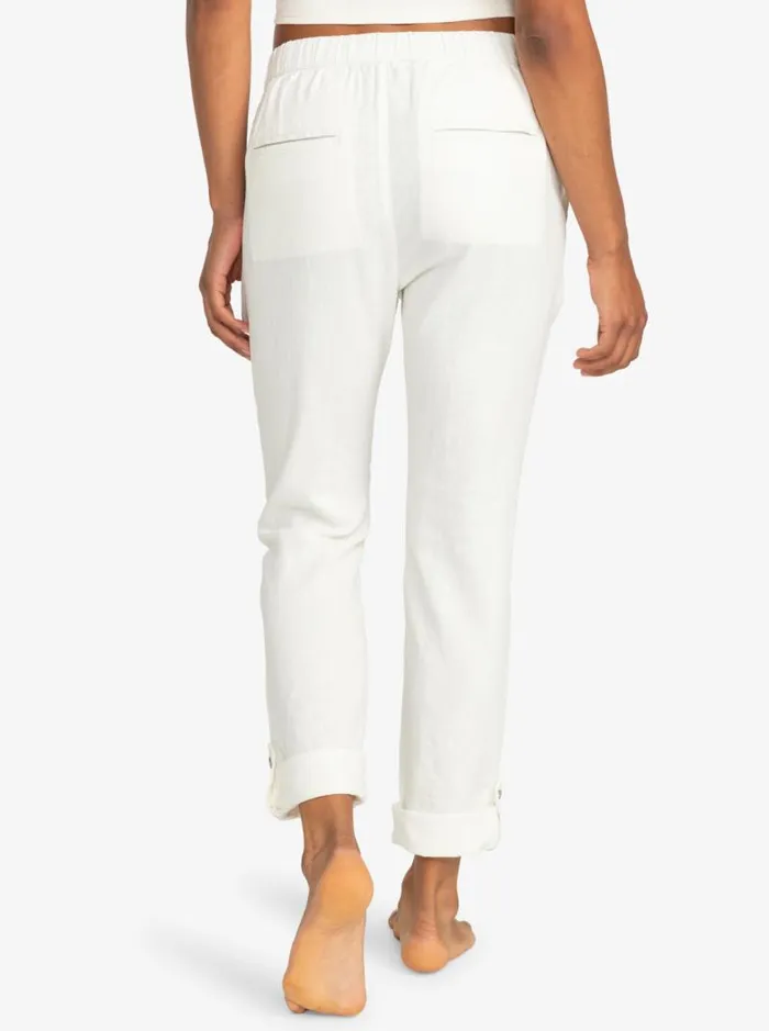 Roxy Pants and Jeans On The Seashore Cargo Pants Snow White 8211 Women Roxy Pants and Jeans On The Seashore Cargo Pants Snow White 8211 Women