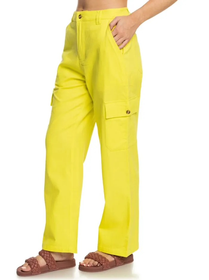 Roxy Pants and Jeans SurfKindKate Cargo Pants Yellow Plum 8211 Women Roxy Pants and Jeans SurfKindKate Cargo Pants Yellow Plum 8211 Women