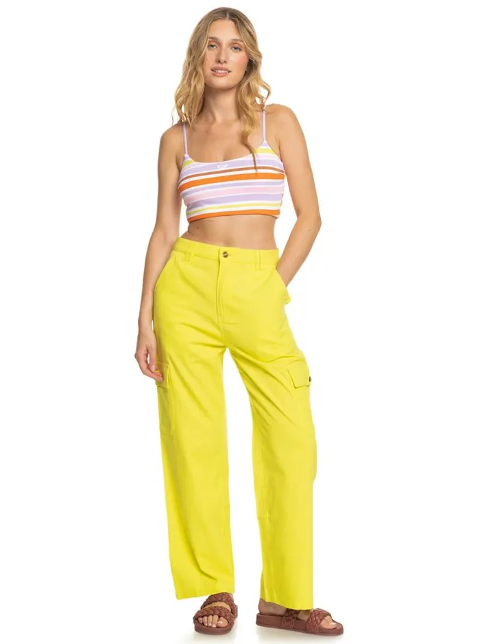 Roxy Pants and Jeans SurfKindKate Cargo Pants Yellow Plum 8211 Women Roxy Pants and Jeans SurfKindKate Cargo Pants Yellow Plum 8211 Women