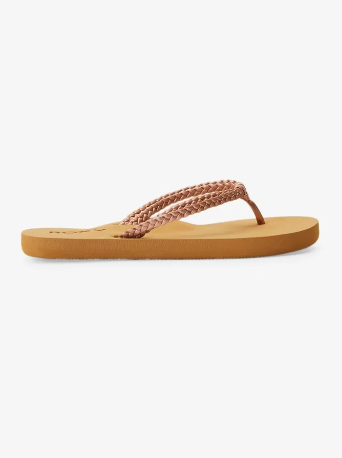 Roxy Shoes and Sandals Girl039s 416 Costas FlipFlops Rose Gold 8211 Kids Roxy Shoes and Sandals Girl039s 416 Costas FlipFlops Rose Gold 8211 Kids